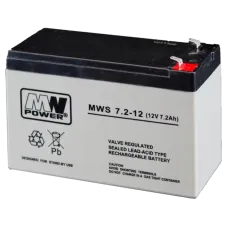 MW Power MWS 7.2-12 (12V 7.2Ah) AGM Акумуляторна батарея