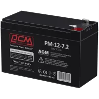 Powercom AGM 7.2Ah-12V Акумуляторна батарея