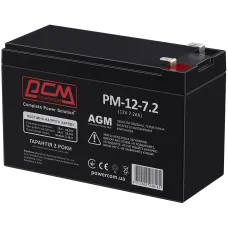 Powercom AGM 7.2Ah-12V Акумуляторна батарея