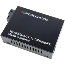 FoxGate EC-B-0,1-1SM-1310nm-20-LFP Оптоволоконний медіаконвертер