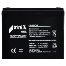 Trinix TGL12V75Ah/20Hr Акумулятор гелевий 12В 75А•год